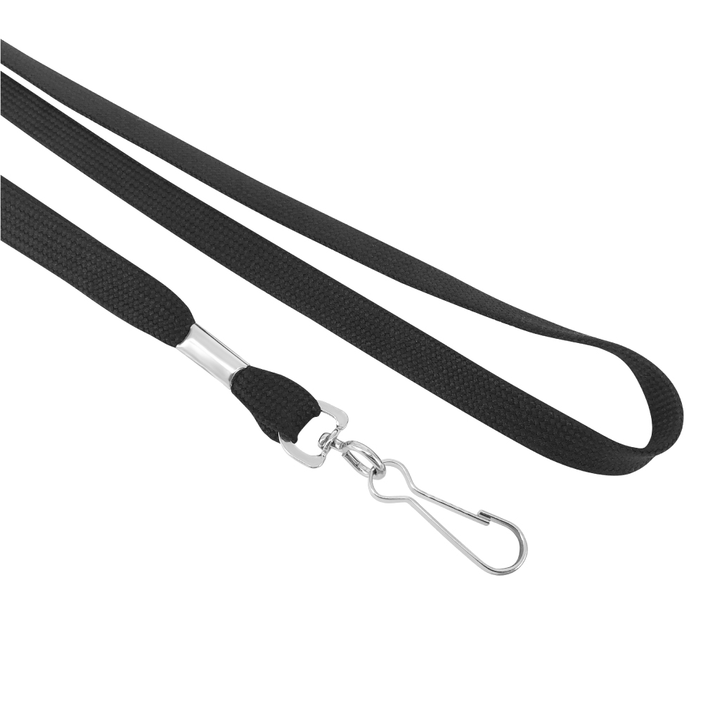 Premium 3/8" Tubular Lanyard with Swivel Hook - Durable and Versatile for Everyday Use