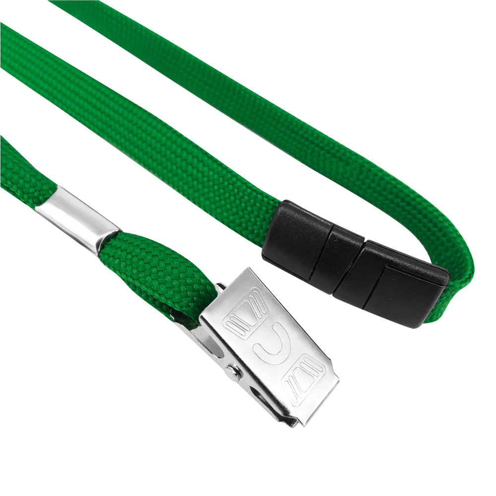 3/8" Safety Breakaway Lanyard with Badge Clip