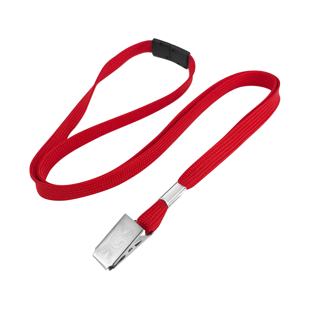 3/8" Safety Breakaway Lanyard with Badge Clip