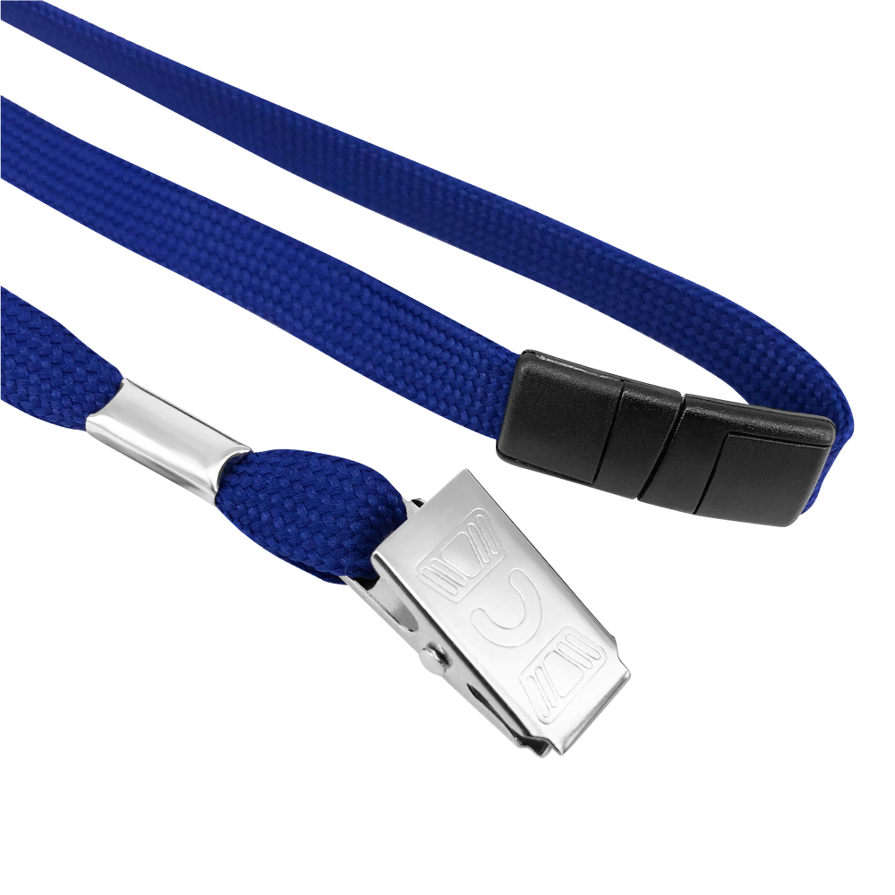 3/8" Safety Breakaway Lanyard with Badge Clip