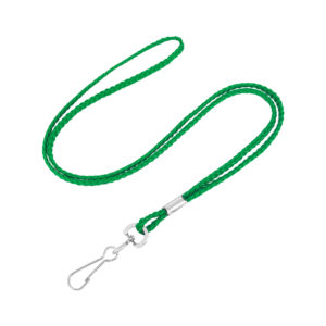 1/8" Nylon Round Braided Cord Lanyard with Swivel Hook