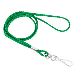 1/8" Nylon Round Braided Cord Lanyard with Swivel Hook