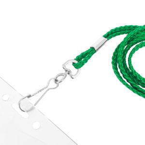 1/8" Nylon Round Braided Cord Lanyard with Swivel Hook
