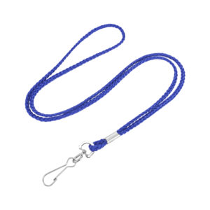 1/8" Nylon Round Braided Cord Lanyard with Swivel Hook