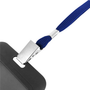 3/8" Cotton Tubular Lanyard with Badge Clip