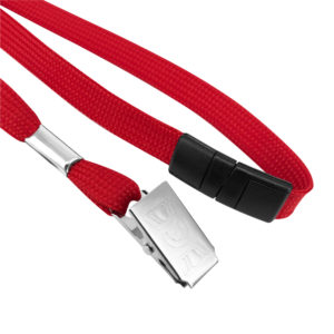 3/8" Safety Breakaway Lanyard with Badge Clip