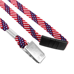 3/8" Safety Breakaway Lanyard with Badge Clip