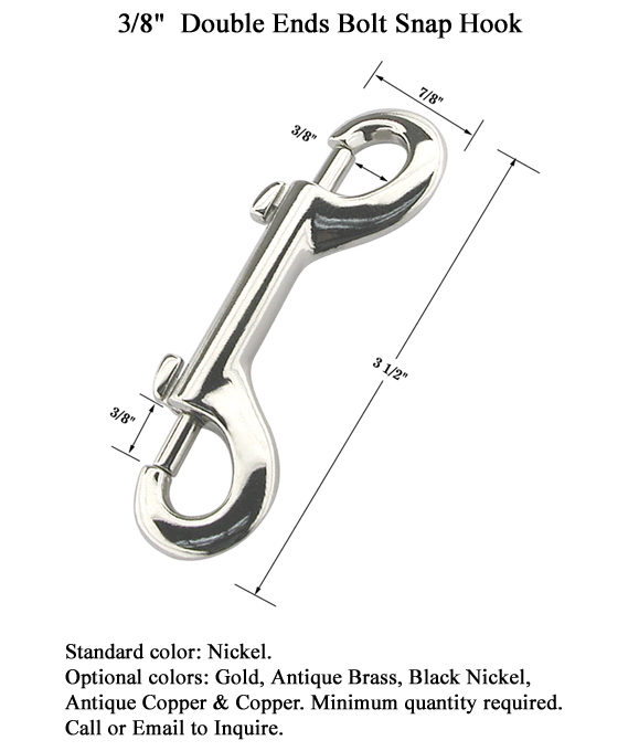 Heavy Duty Double Ended Bolt Snap Hook