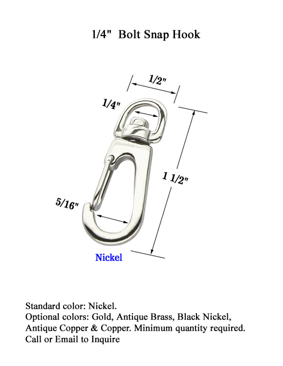 Premium Steel Spring Wire Gate Bolt Snap Hook – Perfect for Lanyards, Leashes, Marine & More