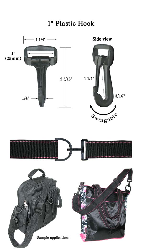 Swingable Plastic Hook Straps