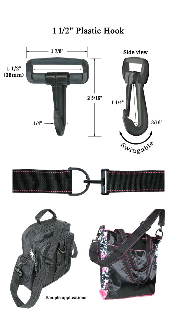 Swingable Plastic Hook Straps