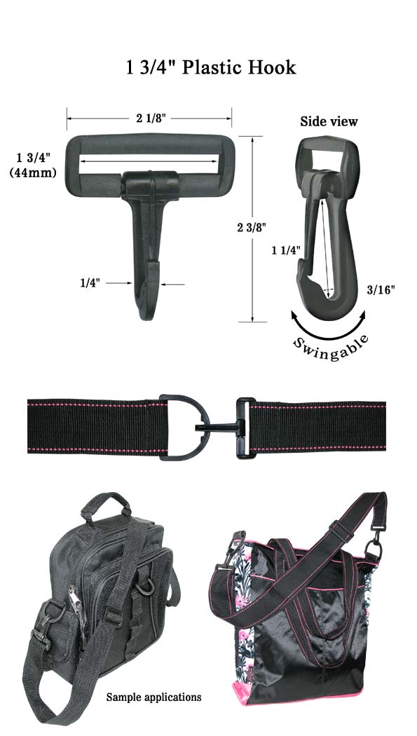 Swingable Plastic Hook Straps