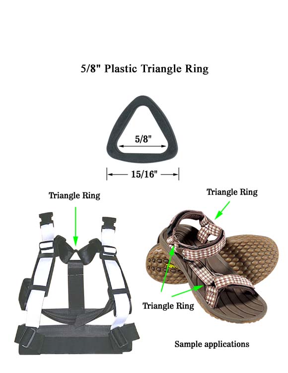 Plastic Triangle Ring