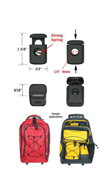 Heavy Duty Rectangular Cord Lock