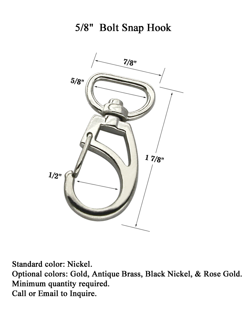 Stylish 5/8" Wire Gate Bolt Snap Hook