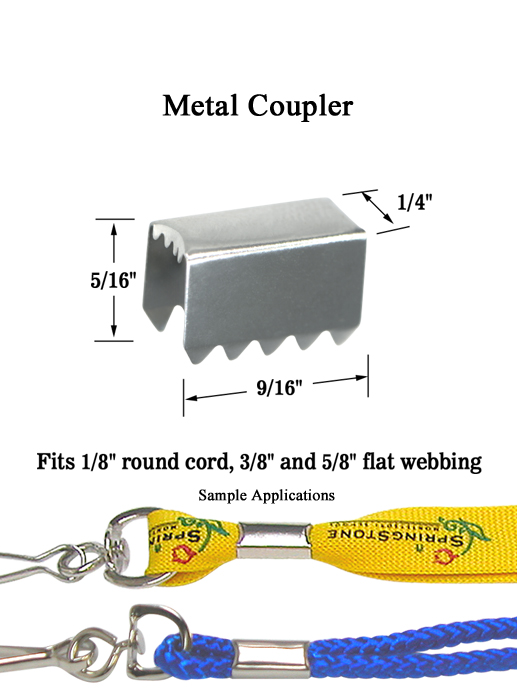 Small Metal Lanyard Coupler