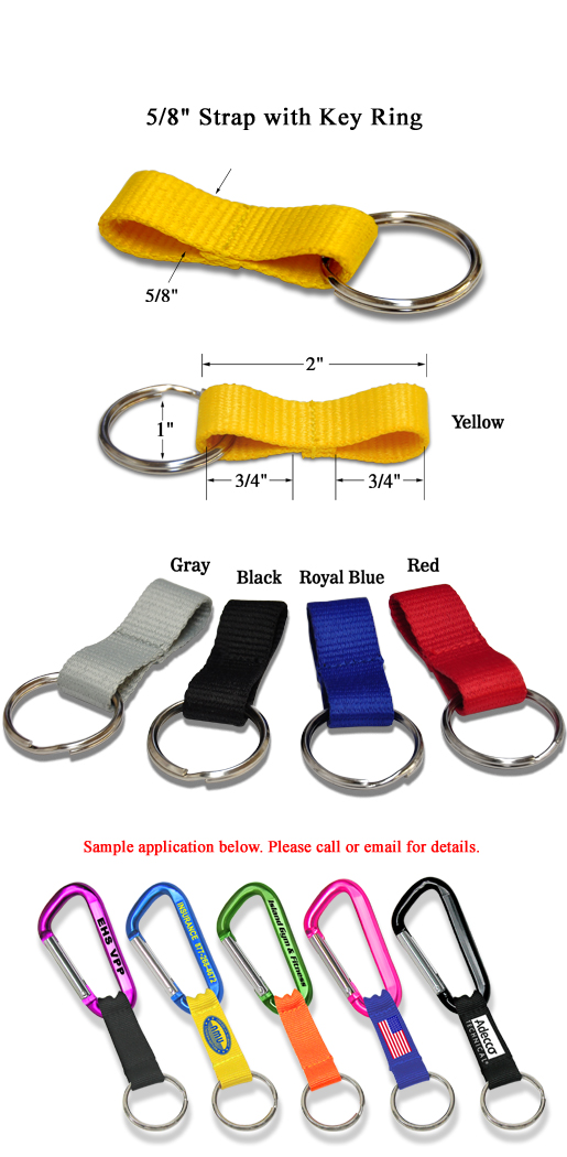5/8" Strap with Key Ring Attachment