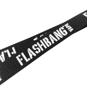 3/4" Silk Screen Custom Logo Lanyard - Front Side 1 Color Print