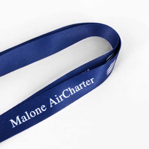 Custom 1" Double-Sided Lanyard with One-Color Logo Print