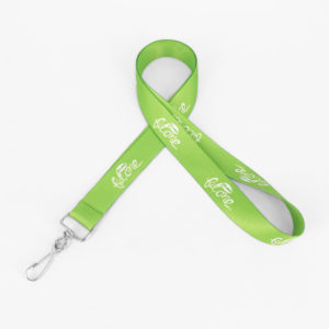 Double-Sided 3/4" Custom Logo Lanyard – One Color Print per Side + Versatile Hardware Options + Exclusive Bonuses