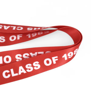 Customizable Premium Lanyard – 1" Double-Ended with Logo & Front Side 1 Color Print