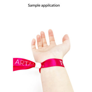 SecureLock Event Fabric Wristbands with Tamper Proof Closure Mechanism - Polyester or Ribbon