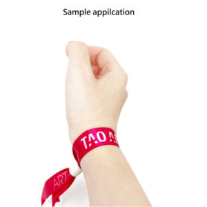 SecureLock Event Fabric Wristbands with Tamper Proof Closure Mechanism - Polyester or Ribbon