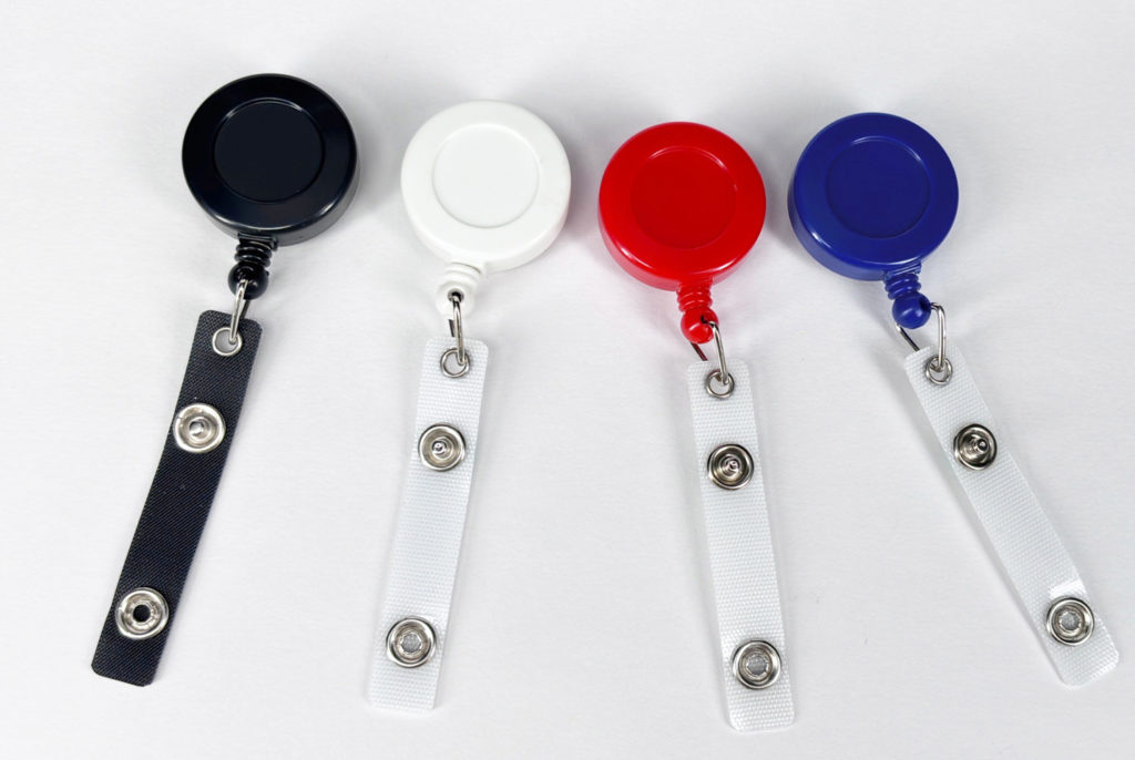 Badge Holder Reels Retractable Belt Clip On Extendable ID Card