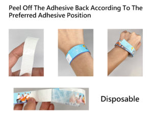 Full Image Dupont Tyvek Elite Custom Event Wristbands: Durable, Water-Resistant & Secure Access Control for Events