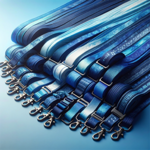 Blue Shade Select Lanyards with Limitless Hardware Options Customizable Leashes for Every Need