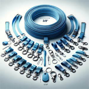 Blue Shade Select Lanyards with Limitless Hardware Options Customizable Leashes for Every Need