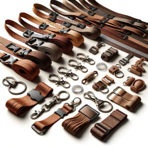 Rich Brown Lanyards: Diverse Hardware Choices for Custom-Fit Straps