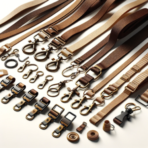 Rich Brown Lanyards: Diverse Hardware Choices for Custom-Fit Straps