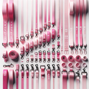 Blush Beauty Lanyards: Chic Hardware for Stylish Pink Straps