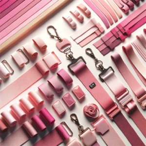 Blush Beauty Lanyards: Chic Hardware for Stylish Pink Straps