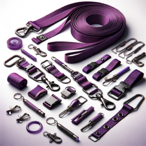 Violet Hue Choice Lanyards: Unlimited Hardware Possibilities - Tailor-Made Tethers for All Purposes