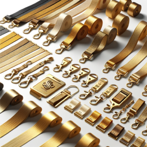 Golden Radiance Lanyards: Luxurious Hardware for Opulent Gold Straps