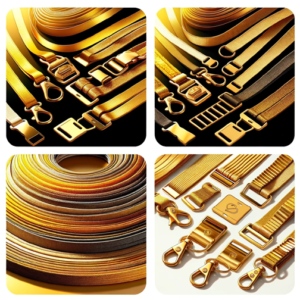 Golden Radiance Lanyards: Luxurious Hardware for Opulent Gold Straps