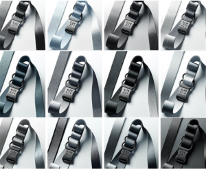 Slate Sophistication Lanyards: Sleek Hardware for Elegant Gray Straps