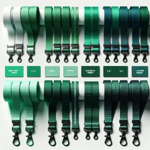 Emerald Essence Lanyards: Premium Hardware for Vibrant Green Straps