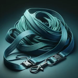 Turquoise Tranquility Lanyards: Elegant Hardware for Serene Teal Straps