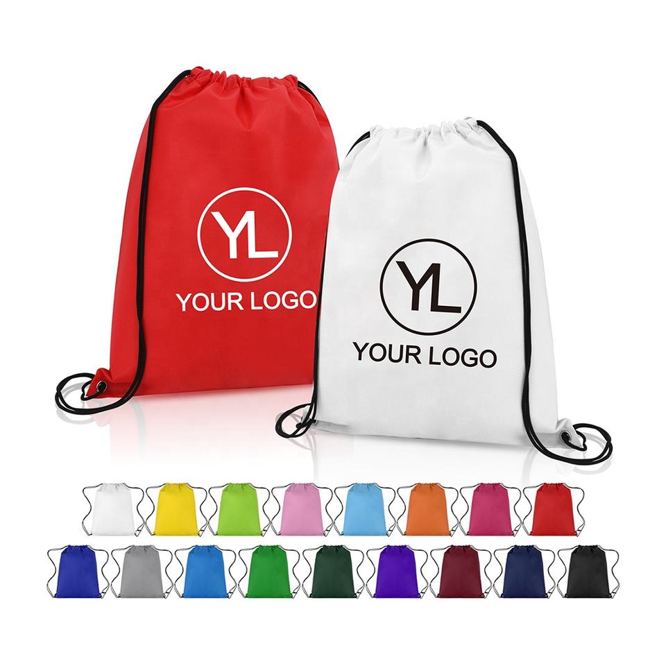 Custom 210D Drawstring Backpack – Lightweight, Durable, and Personalized (14" x 17", MOQ 100)