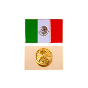 Custom Metal Hard Enamel Lapel Pins - Country Flags & Logos (1.5" & 2")