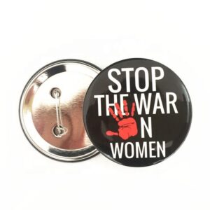 Custom Full Color Round Back Button with Safety Pin - (1.5" & 2")