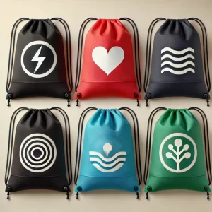 Custom 210D Drawstring Backpack – Lightweight, Durable, and Personalized (14" x 17", MOQ 100)