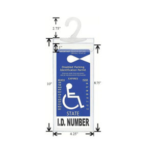 Durable Clear Plastic Handicap/Disability Placard Holder – Protect and Prolong the Life of Your Placard