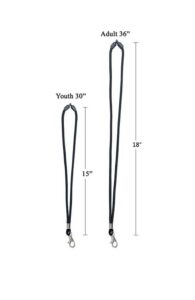 3/16" Premium Polyester Round Cord Lanyards with Safety Breakaway Buckle - Made in the USA