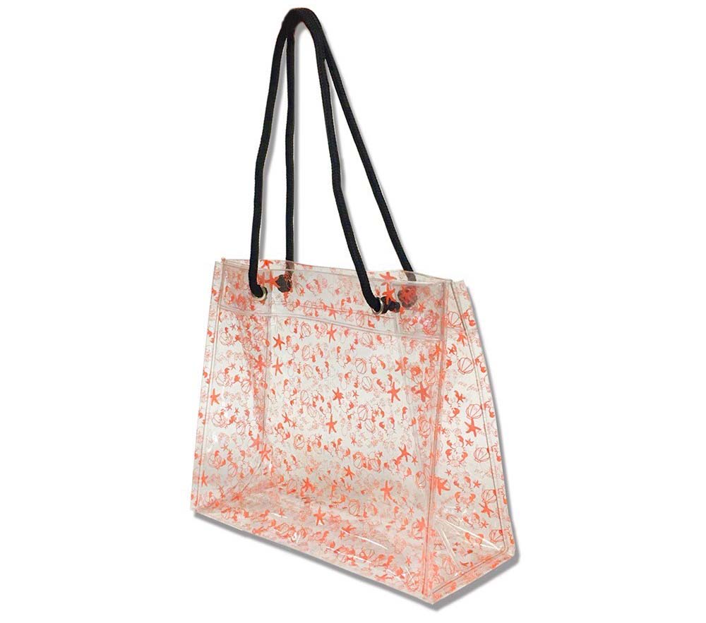 Custom Clear Tote Bag with Polyester Handles – Stylish, Spacious, and Versatile