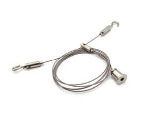 Adjustable Cable Suspension Kit – 1/16" Steel Wire Hanging System with Auto-Lock Grips & Customizable Hardware