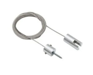 Adjustable Ceiling Hanging Cable System – Custom-Length Steel Wire for Signage, Displays, and Decor Installations